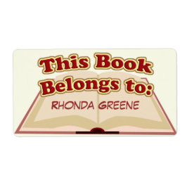 Cute Bookplate Etiket