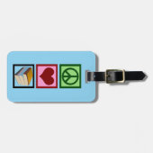 Cute Books Librarian Bagagelabel (Voorkant horizontaal)