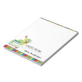 Cute Bookworm A Note of Teacher Notitieblok (Linkerzijde)