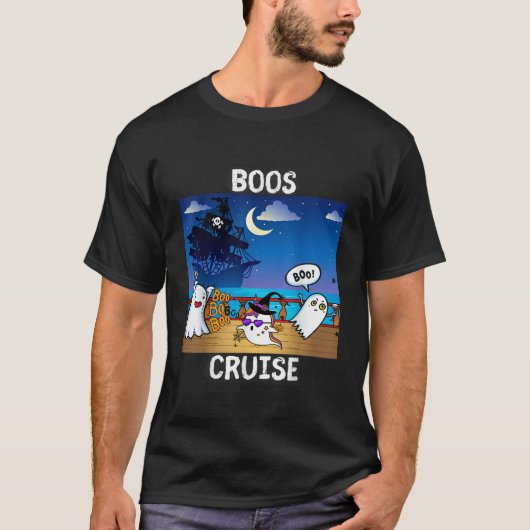 Cute Boos Cruise Funny Halloween Party T-shirt (Voorkant)