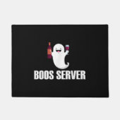 Cute Boos Server Bartender Waitress Halloween Deurmat (Voorkant)