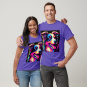 cute border callie retro t-shirt (Unisex)