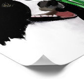 Cute, Border Collie Daisies Wall Art Poster (Hoek)