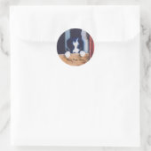 Cute Border Collie Puppy Dog Sticker (Tas)