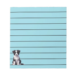 Cute Border Collie Puppy Notitieblok