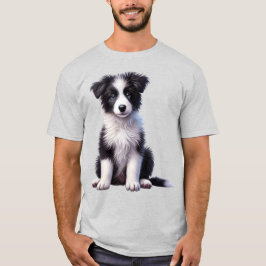 Cute Border Collie Puppy T-shirt