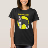 Cute Border Collie T-shirt (Voorkant)