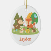 Cute bos bosdier kinderkamer decor keramisch ornament (Rechts)