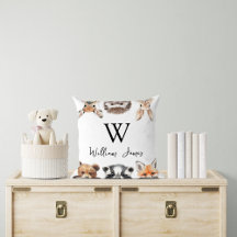 Cute bos bosdier vrienden baby nursery