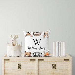 Cute bos bosdier vrienden baby nursery kussen