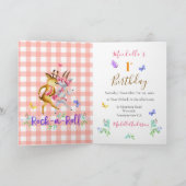 Cute Bos Herten Walsen Rood Gingham Feestje (Binnen)