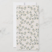 Cute bosbaby leeuw gebladerte Verjaardag elke leef Bedankkaart (Achterkant)