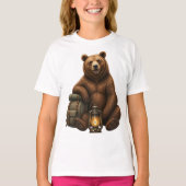 Cute bosbeer cartoon T-shirt (Voorkant)