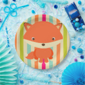 Cute bosdier vos feestbord papieren bordje (Feest)