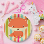 Cute bosdier vos feestbord papieren bordje (Feest)