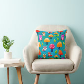 Cute bosdieren voor speelse kinderkamer decoratie kussen (Stoel)