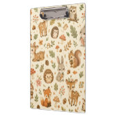 Cute Bosdieren Waterverf Patroon Klembord (Links)