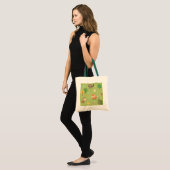 Cute bosdierpatroon voor kinderen tote bag (Voorkant (model))