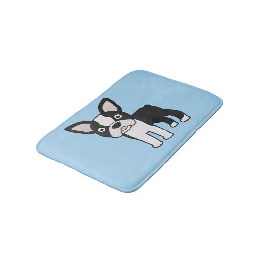 Cute Boston Terrier Badmat (Gekanteld)