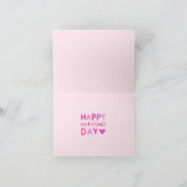 Cute Boston Terrier Birthday Card  Bedankkaart (Binnen)