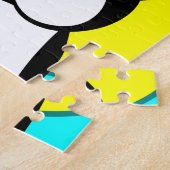 Cute Boston Terrier Dog Jigzaag Puzzle Legpuzzel (Zijkant)