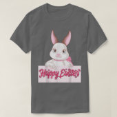 Cute Boston Terrier Easter Day Bunny Eggs Easter B T-shirt (Design voorkant)