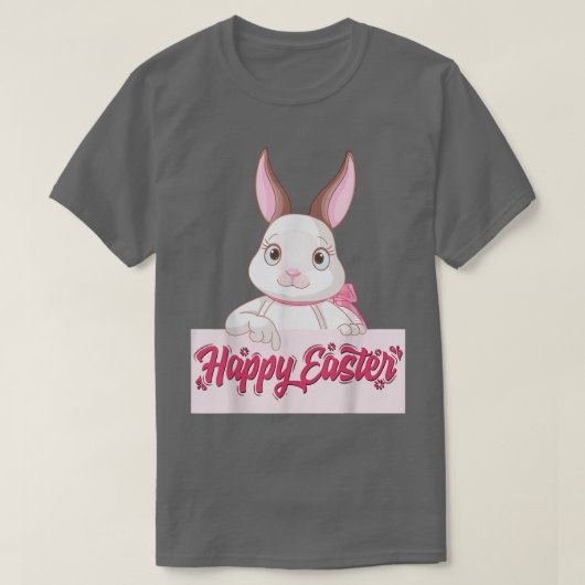 Cute Boston Terrier Easter Day Bunny Eggs Easter B T-shirt (Design voorkant)