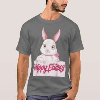Cute Boston Terrier Easter Day Bunny Eggs Easter B T-shirt