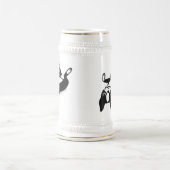 Cute Boston Terrier | Funny Black and White Dog Bierpul (Center)