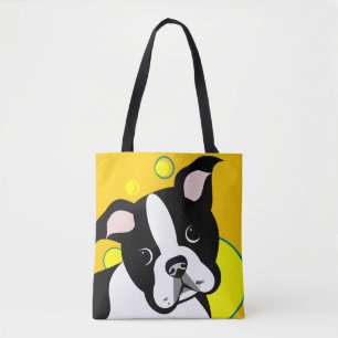 Cute Boston Terrier Hondenliefhebber Bags Tote Bag