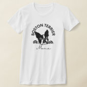 Cute Boston Terrier Ma Dog T-Shirt (Laagn)