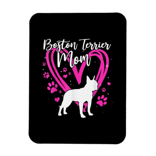 Cute Boston Terrier Mam voor Moederdag Gift Magneet (Verticaal)