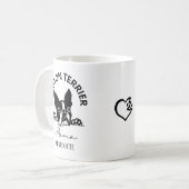 Cute Boston Terrier Mama Dog Koffiemok (Voorkant links)
