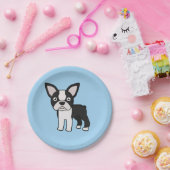 Cute Boston Terrier Papieren Bordje (Feest)