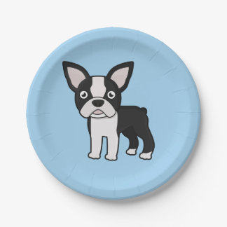 Cute Boston Terrier Papieren Bordje