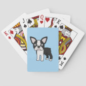 Cute Boston Terrier Pokerkaarten (Achterkant)