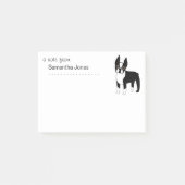 Cute Boston Terrier Post-it® Notes (Voorkant)