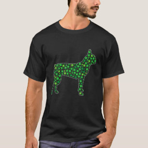 Cute Boston Terrier Saint Patrick S Day Dogs Dad M T-shirt