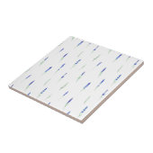 Cute Botanical Elegant Lavender Ceramic Tile Tegeltje (Zijkant)