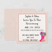 Cute Botanical Modern Minimalistical Housewarming Kaart (Voorkant / Achterkant)