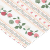 Cute botanical retro artwork strawberry pattern tafelkleed (Gekanteld)