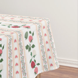 Cute botanical retro artwork strawberry pattern tafelkleed