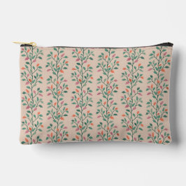 Cute botanisch blad streeppatroon op blozend roze etui