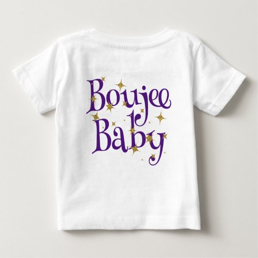 Cute Boujee Baby Paars (Achterkant)