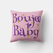 Cute Boujee Baby Paars & Roze Kussen (Achterkant)