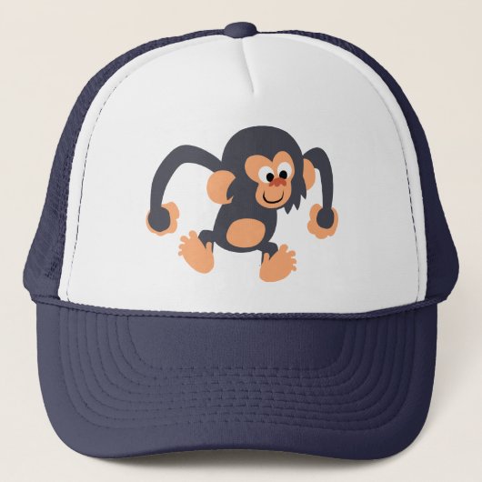 Cute Bouncy Cartoon Chimpanzee Pet (Voorkant)