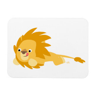 Cute Bounge Cartoon Lion Flexible Magnet Magneet