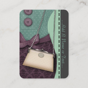 Cute Boutique Retro Outfit and Handbag Visitekaartje