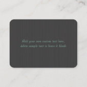 Cute Boutique Retro Outfit and Handbag Visitekaartje (Achterkant)