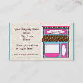 Cute Boutique Storefront Visitekaartje (Voorkant)